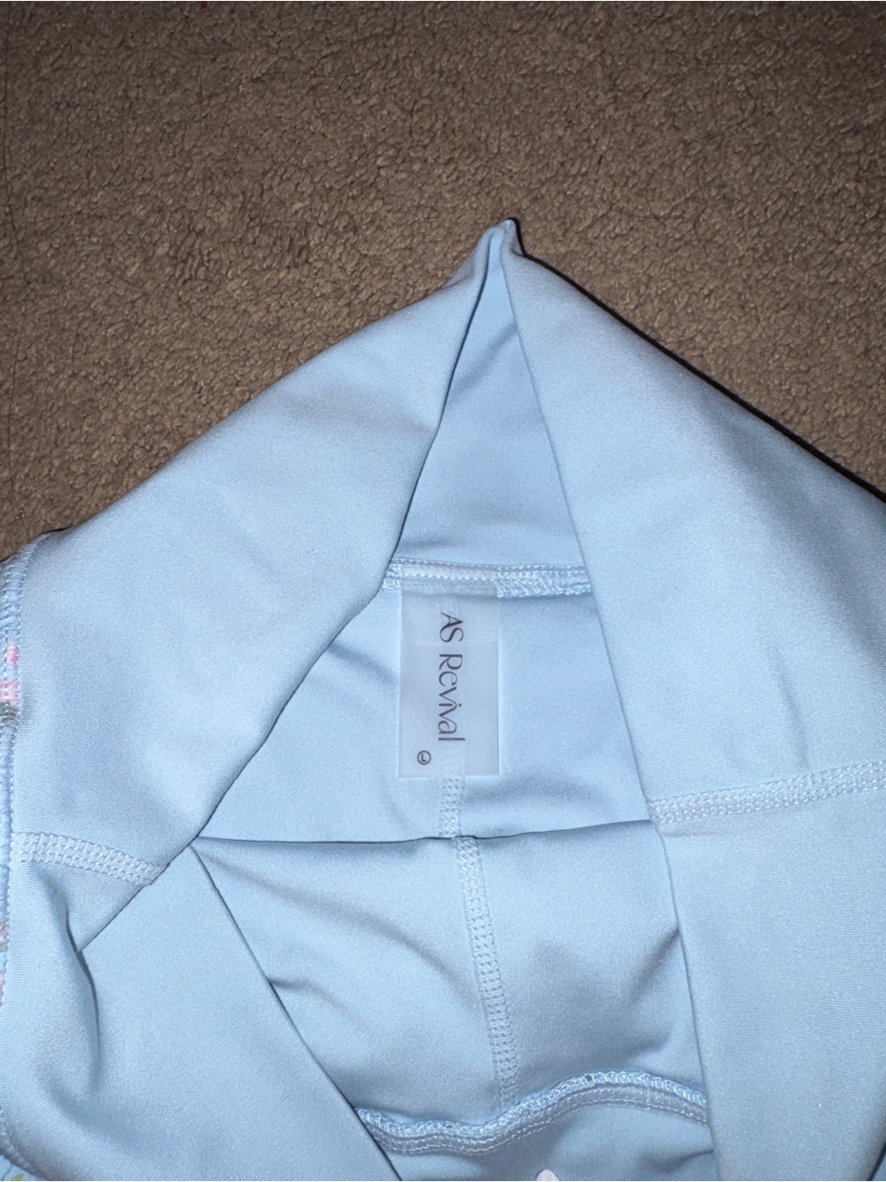 Altard State Floral Pleated Light Blue Skirt - Picture 2 of 3